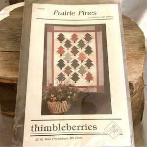1990s Thimbleberries Sewing Pattern LJ9222 Prairie Pines Quilt Vintage 14888